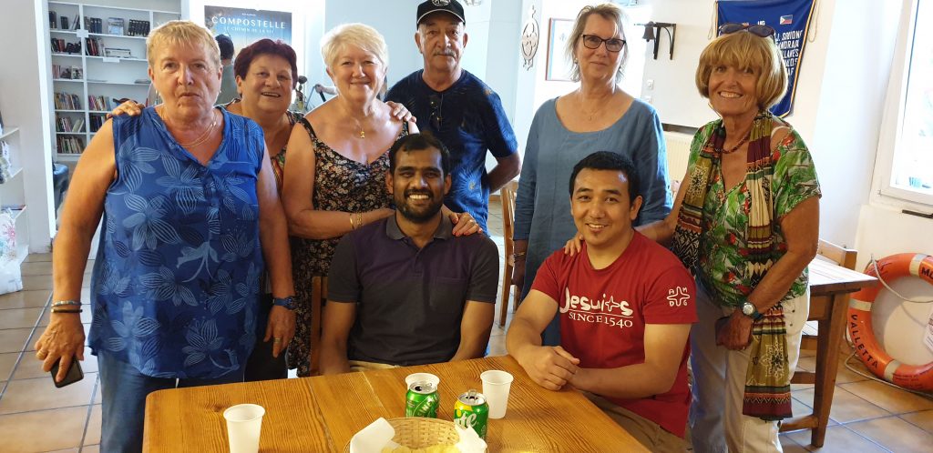 Volunteers' presentation of the Seafarers' Centre